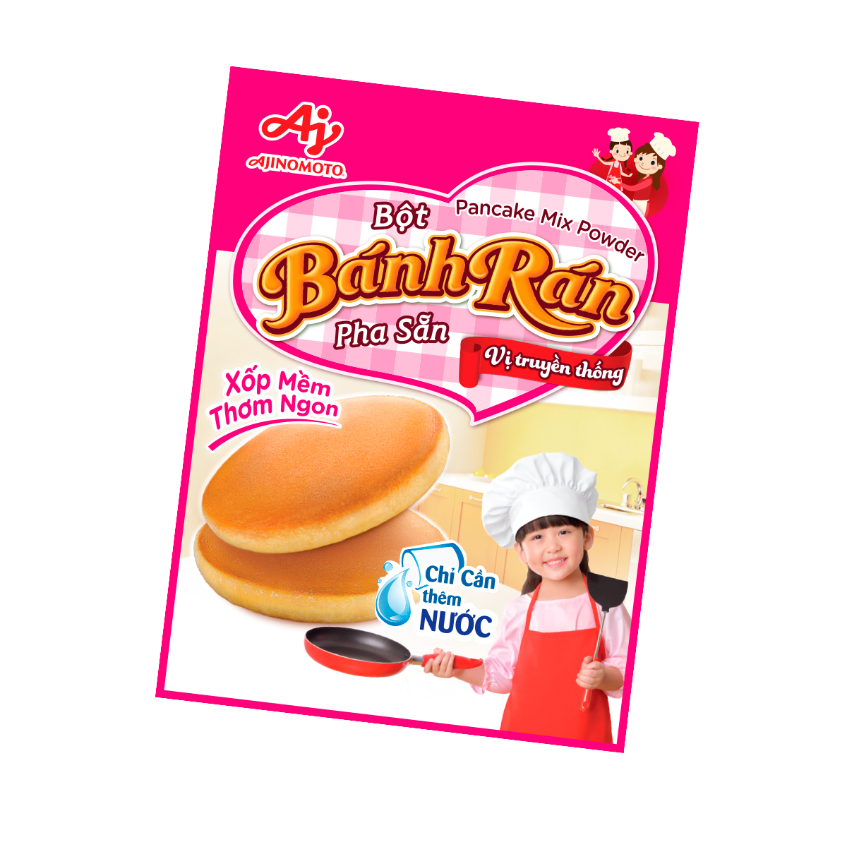 Combo 4 gói Bột Bánh Rán Vị Truyền Thống 200g