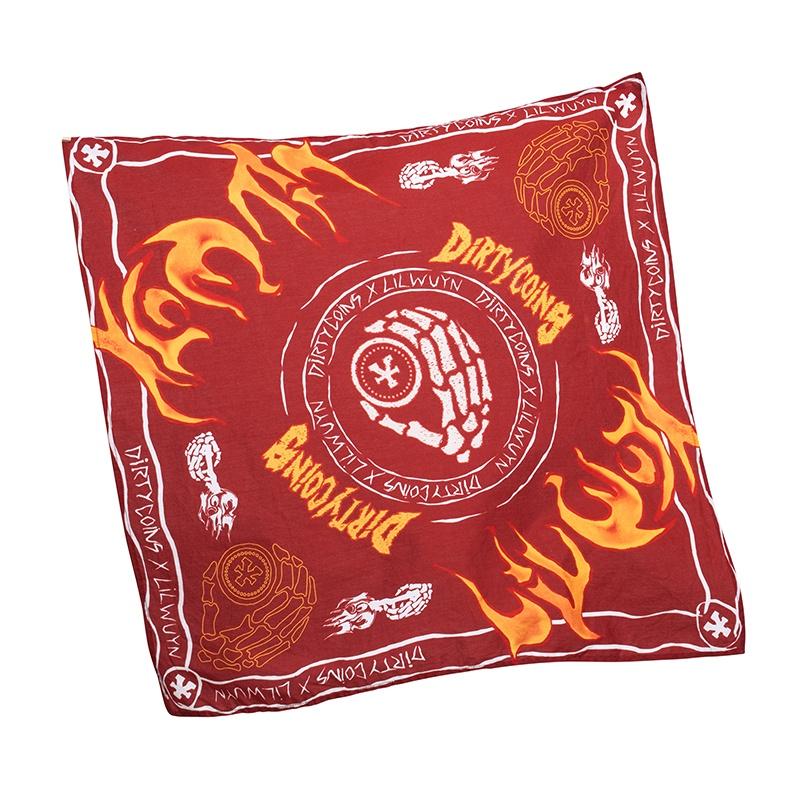 Khăn DirtyCoins x LilWuyn Bandana Pack - Dark Green / Red