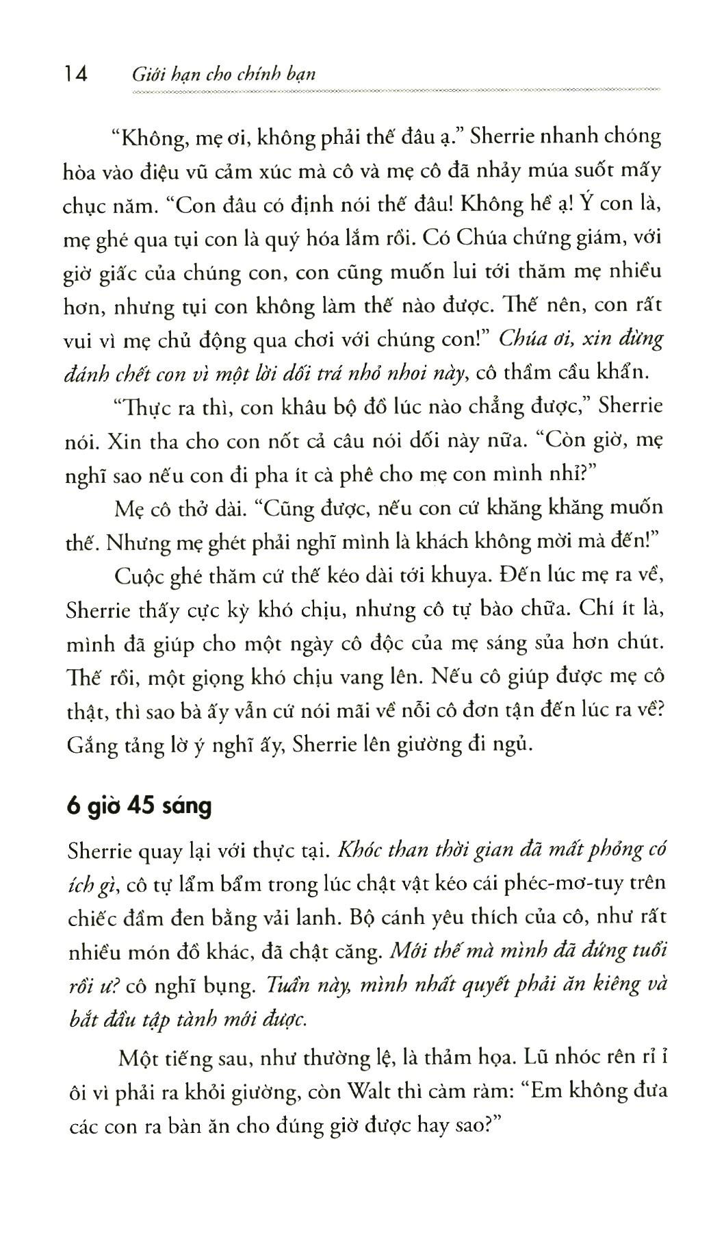 Giới Hạn Cho Chính Bạn