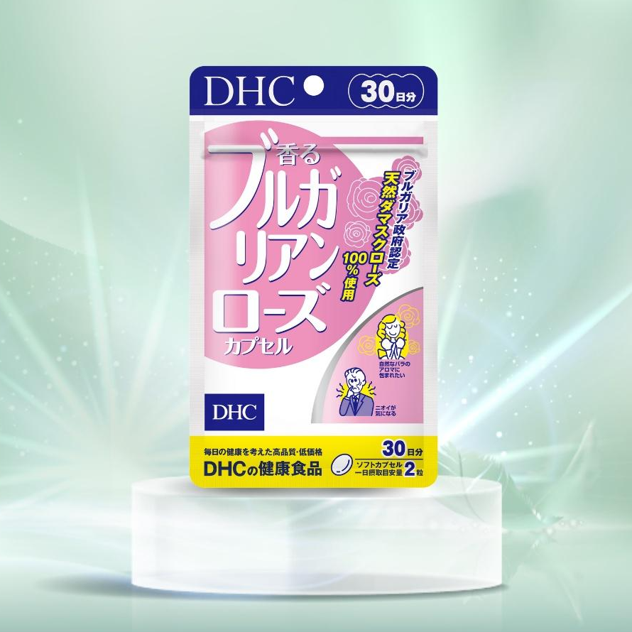 Viên uống hương hoa hồng DHC Bulgarian Rose Capsule 30 Ngày