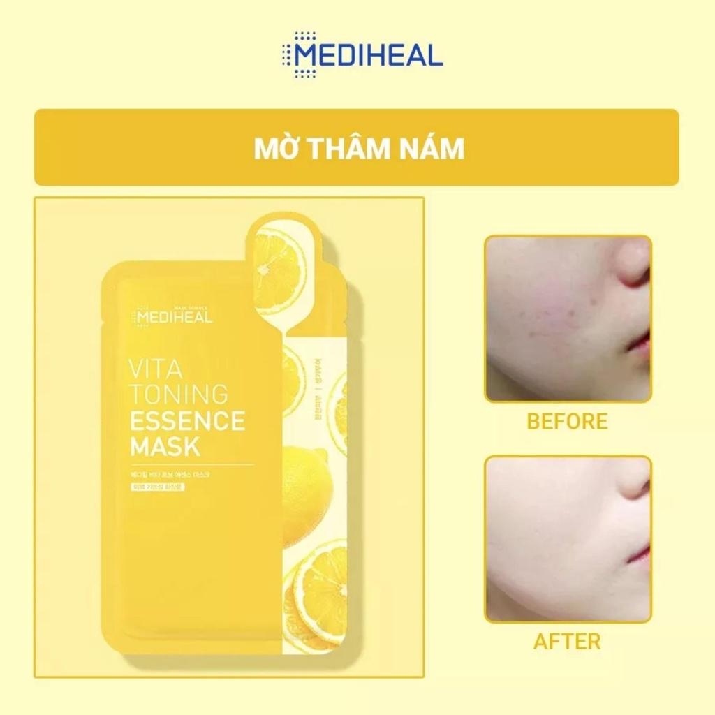 Mặt Nạ Mediheal Vita Toning Essence Mask Dưỡng Trắng Da, Mờ Thâm Nám 20ml