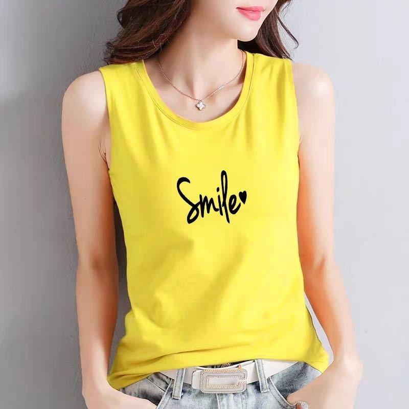 Áo thun ba lỗ nữ sát nách style Hàn Quốc, co giãn 4 chiều SMILE-SALLY-SN101