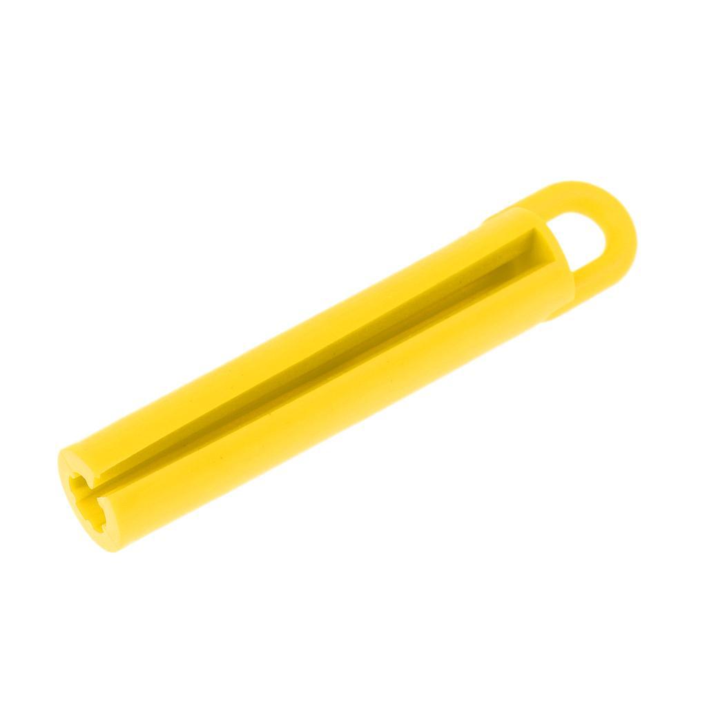 4xProfessional Pool Snooker Billiard Cue Tip Rubber Hang Clamp Holder Yellow