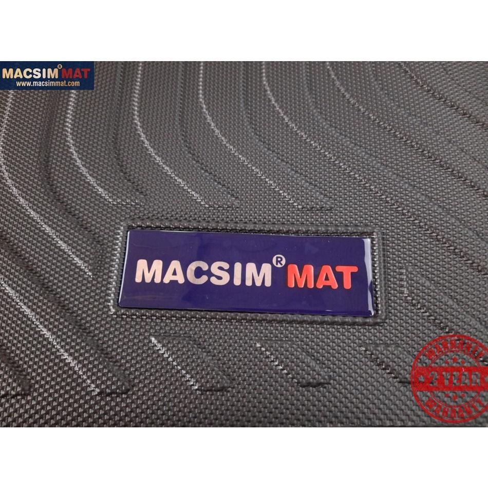 Thảm lót cốp xe ô tô Honda HRV 2015-đến nay nhãn hiệu Macsim chất liệu TPV cao cấp màu đen (034)