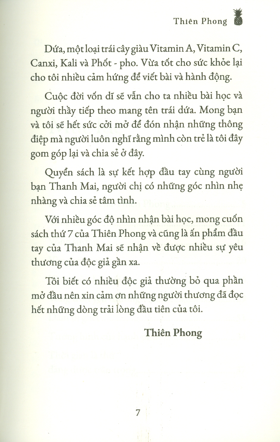 SỐNG NHƯ TRÁI DỨA