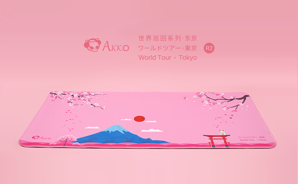 Tấm lót chuột AKKO World Tour Tokyo XXL_Mới, hàng chính hãng