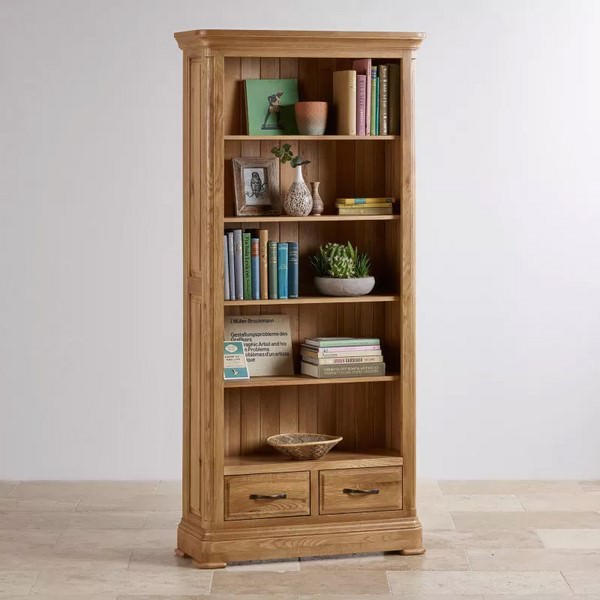 Tủ sách cao Canterbury gỗ sồi