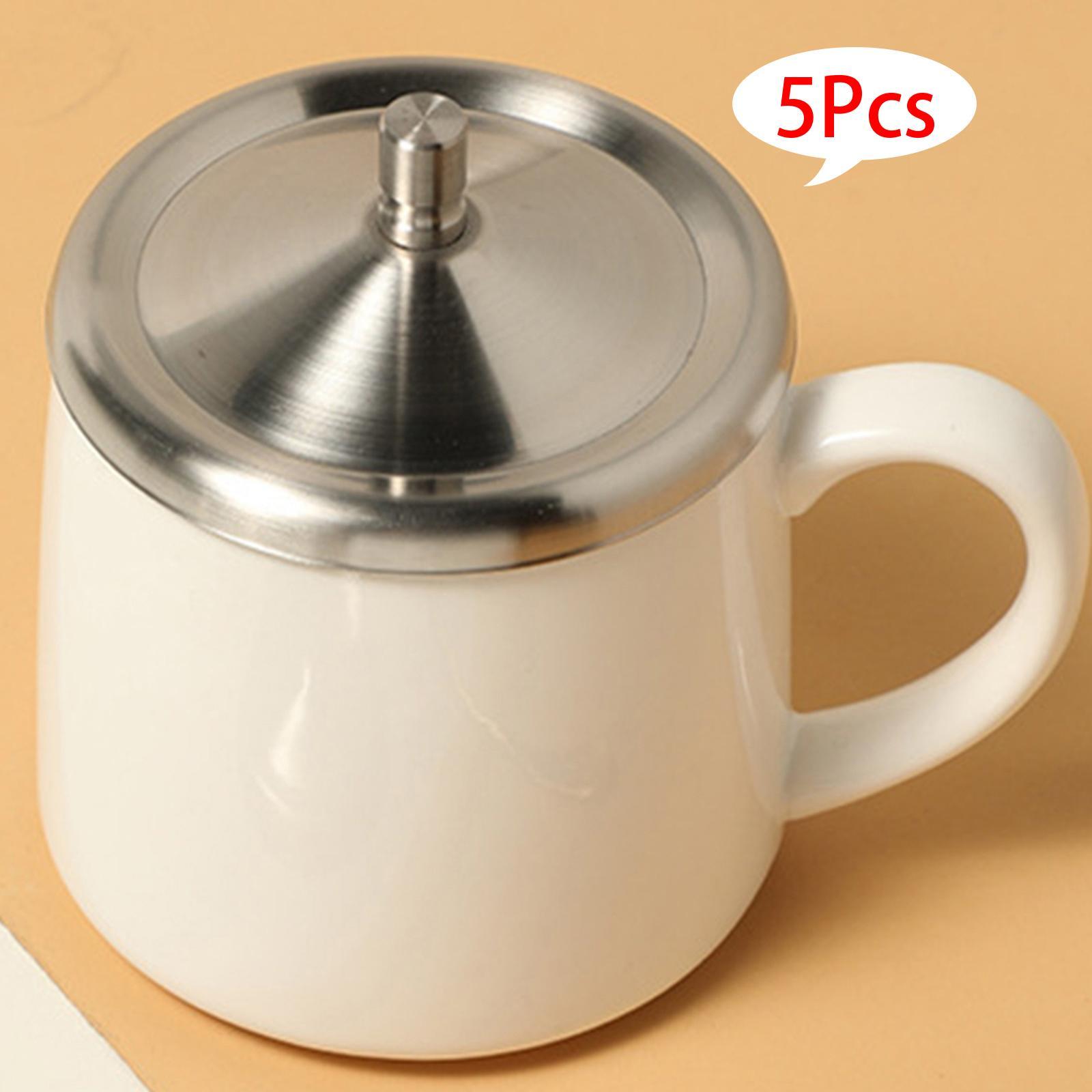 Japanese Style Round Cup Lid Reusable Drink Cup Lids Cup Cover for Drinks