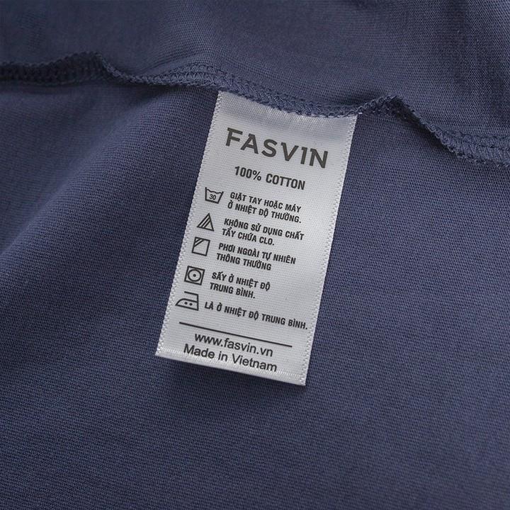 Áo thun nam Fasvin TS20242.HN chất vải mềm mịn thoáng mát