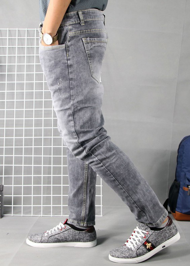 Quần Jean Nam Xám Trơn JEANXAM01