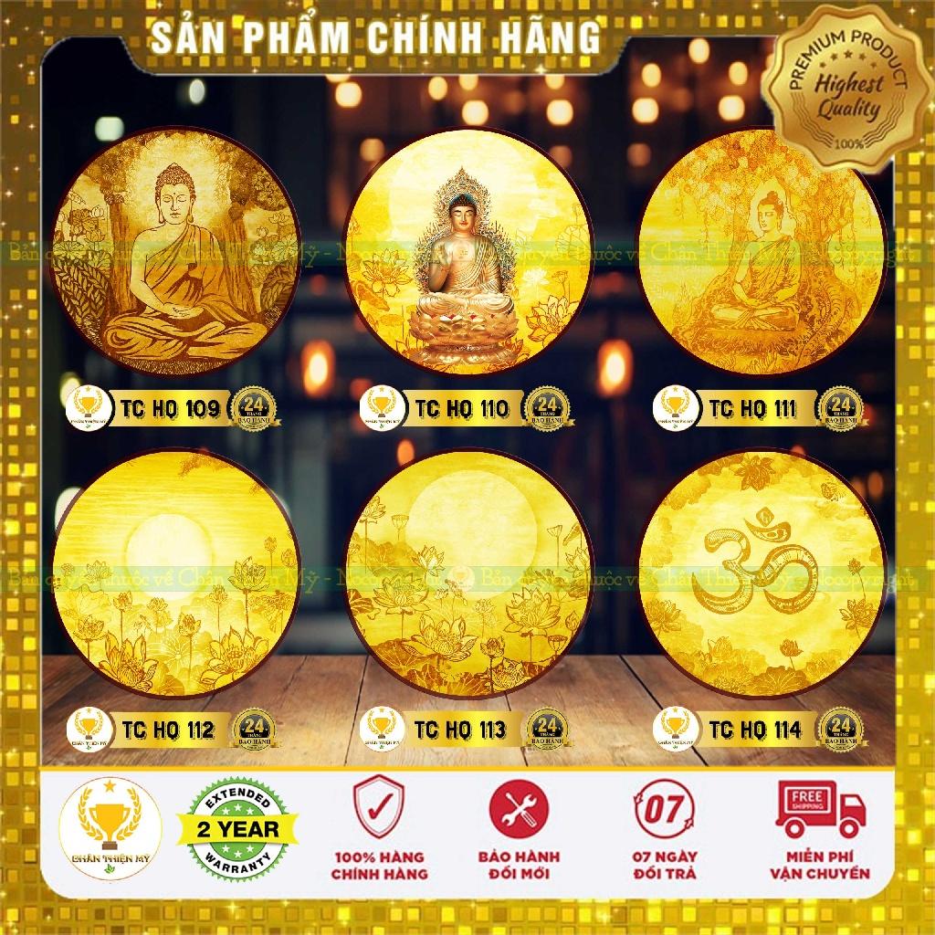 Đèn Thờ Hào Quang Trúc Chỉ In Tròn_M109114