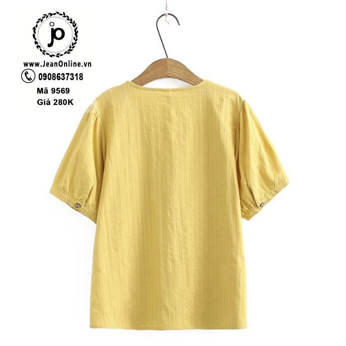 Áo Kiểu Linen Viền Ren Bigsize Nữ