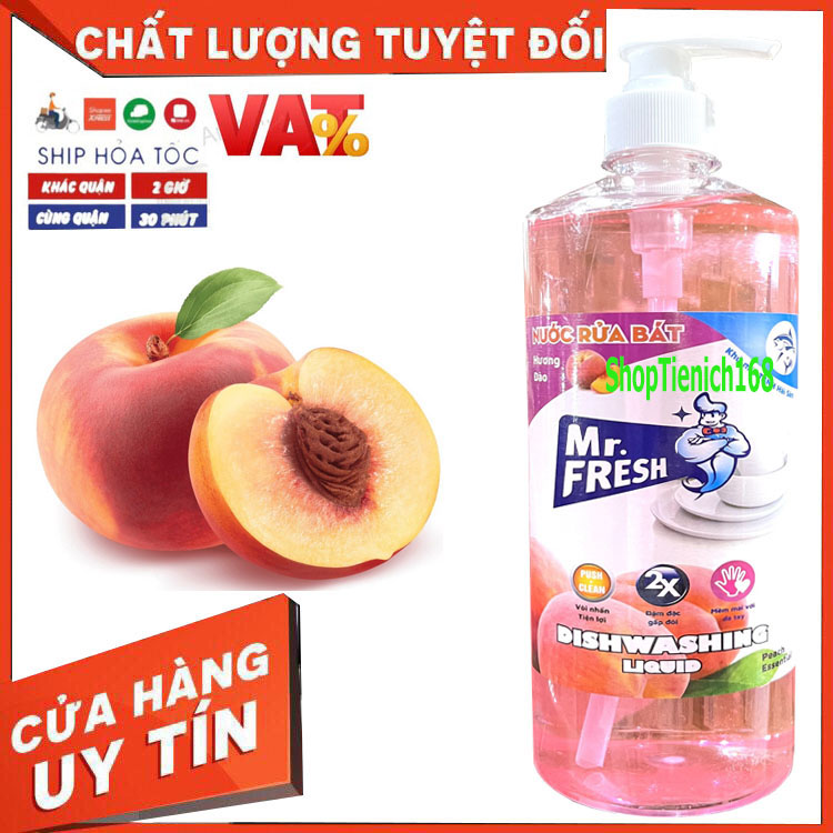 Nước rửa chén,bát Hương Cam Mr.Fresh 800ml