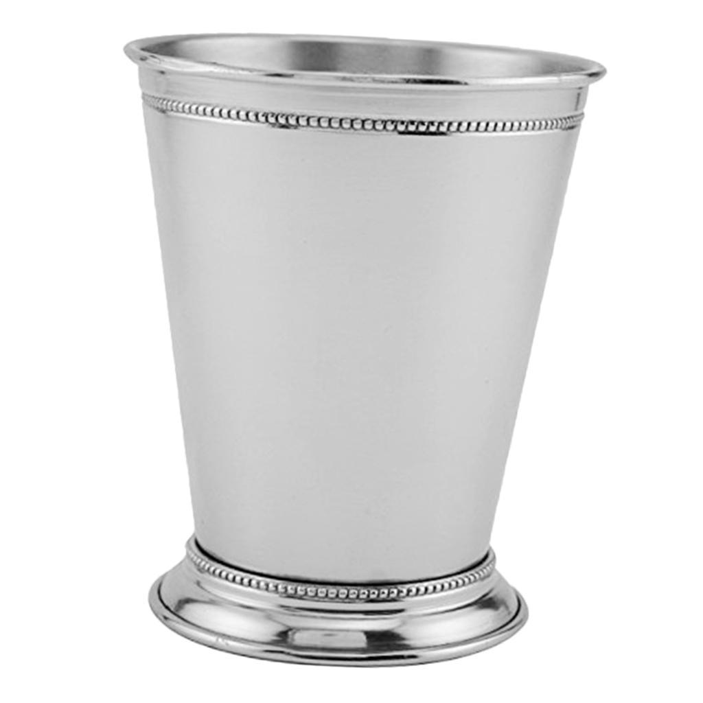 Stainless Steel Moscow Mint Mule Julep Cup Drink Tea Travel Mug Silver