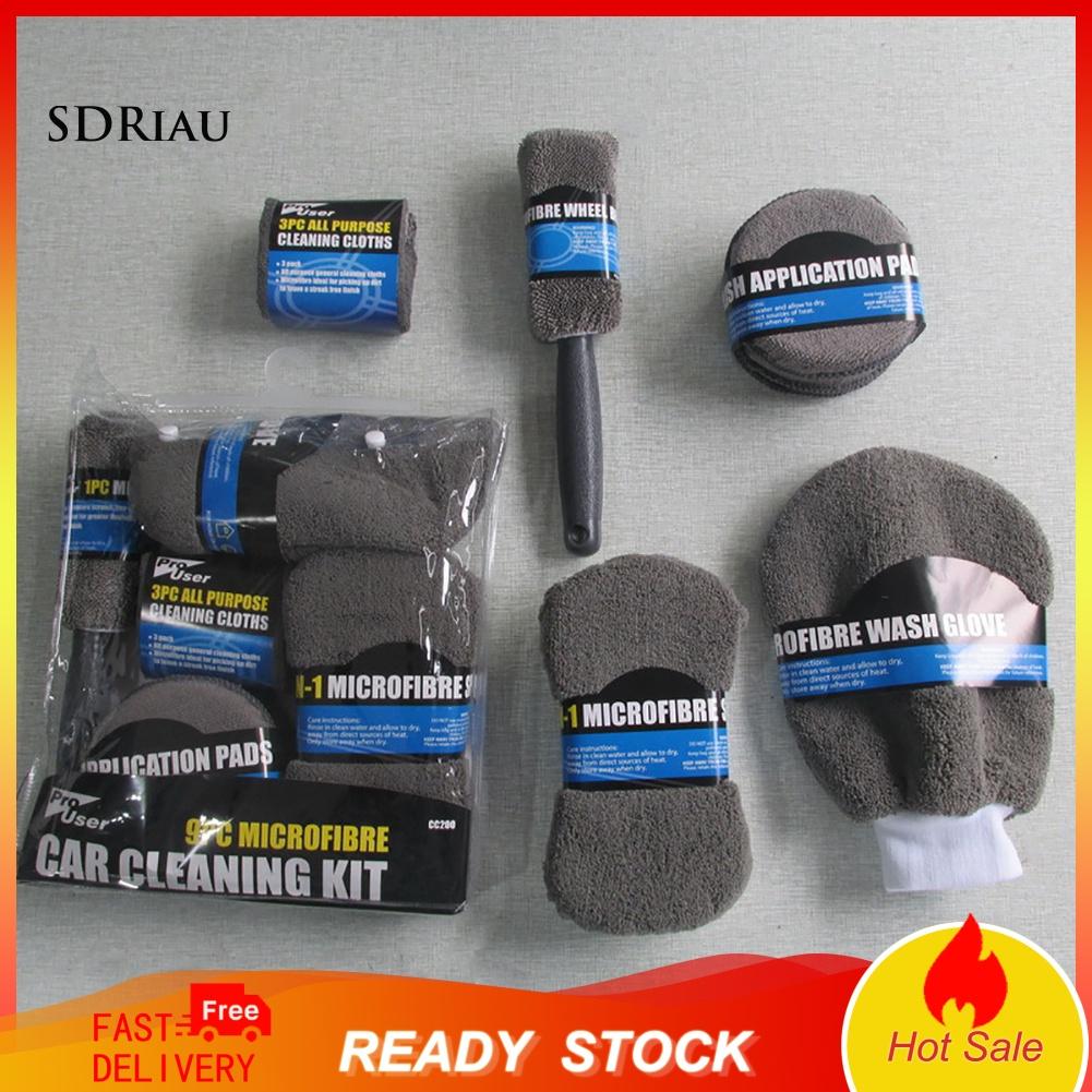 Set 9 Găng Tay Vệ Sinh Xe Ô Tô Tiện Lợi