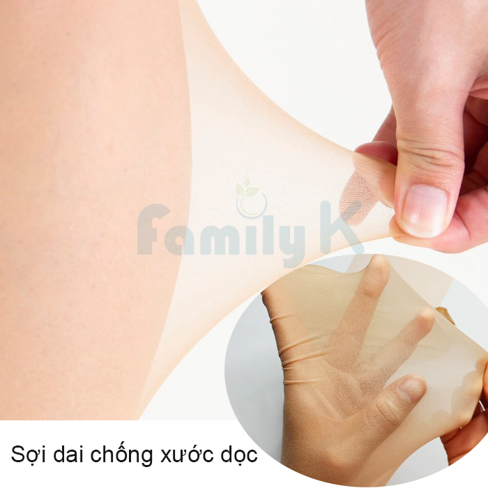 Vớ Quần tất chống trượt hai mặt của Gunze Nhật Bản sợi dai bền chống xước dọc mặc hàng ngày