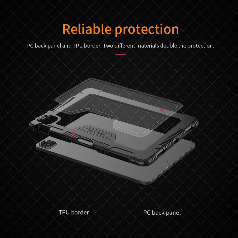 BAO DA CHỐNG SỐC NILLKIN BUMPER IPAD PRO 2020 11" - Hàng chính hãng