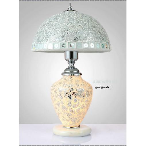Đèn ngủ để bàn CAO CẤP SOSIA màu xanh ngọc thân gốm cao cấp