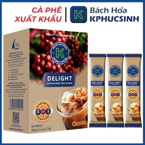 Cà phê hòa tan 3 in 1 K-Delight 255g