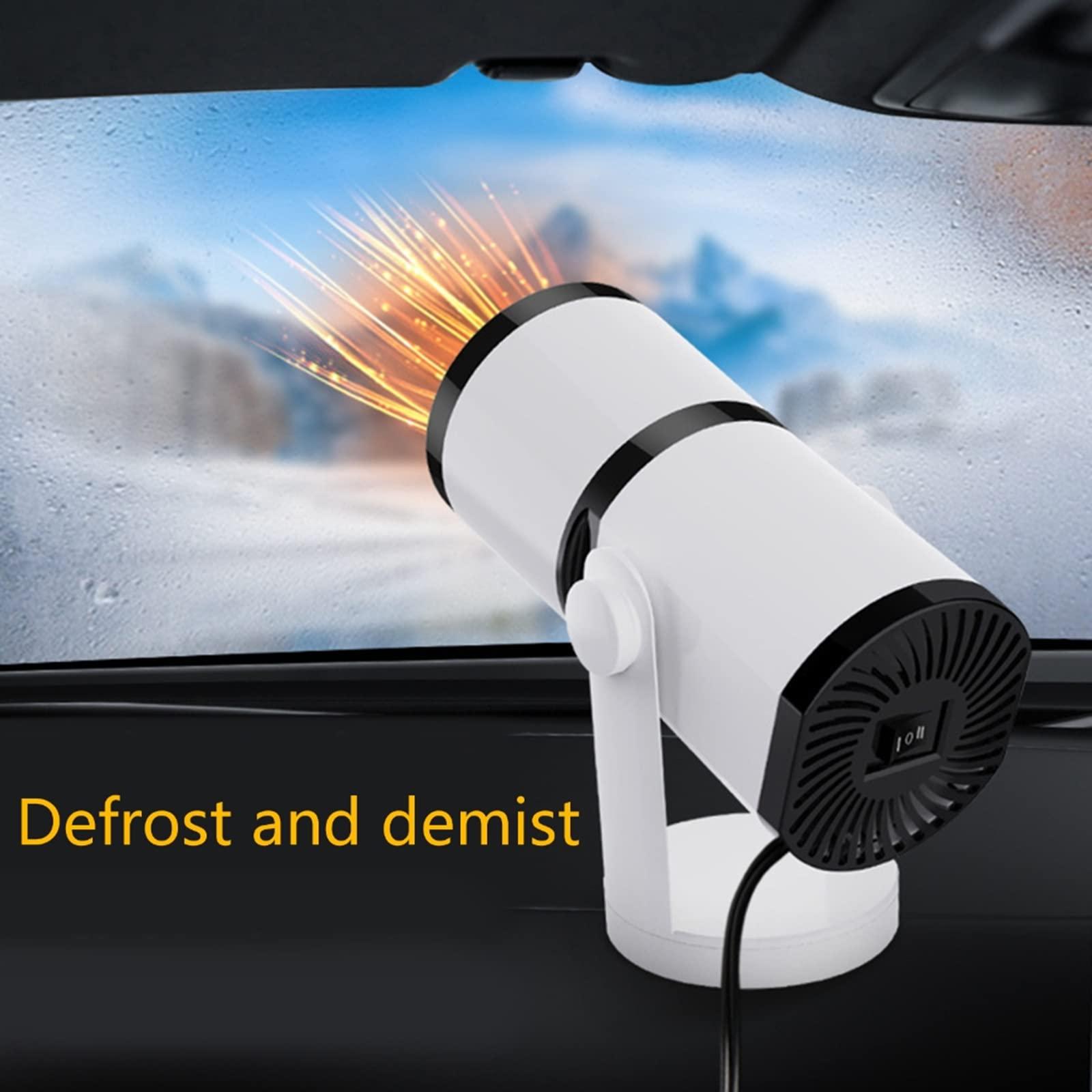 Sưởi ấm xe di động, xe 12V 150W sưởi ấm 2 in 1 nhà thiết kế xe sưởi cho xe tăng kính chắn gió xe hơi, cắm vào bật lửa