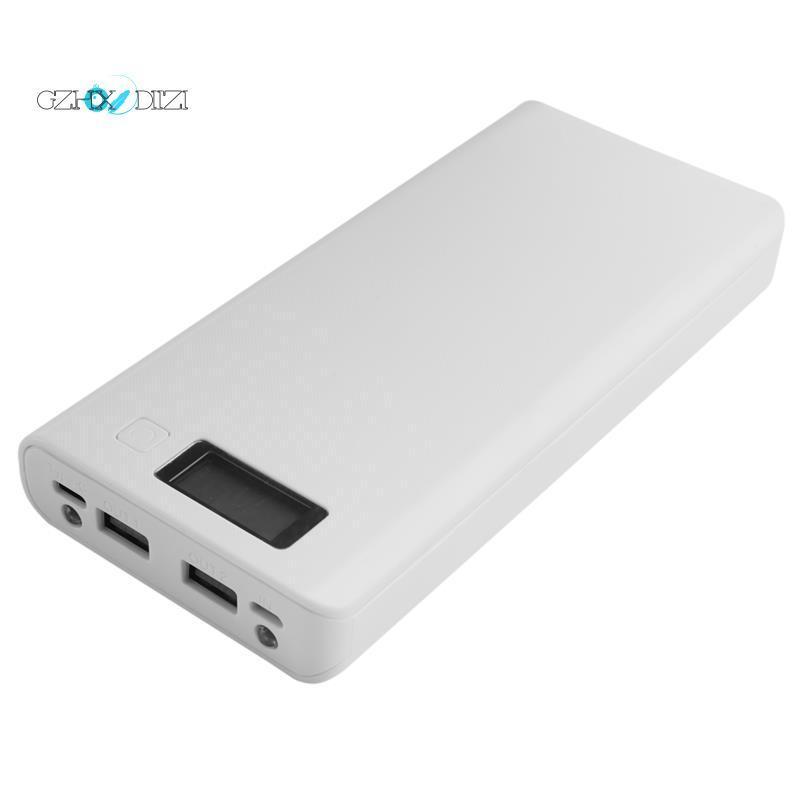 Hộp Pin Dự Phòng Tự Làm 8x18650 Hai Cổng USB Màn Hình LCD 18650