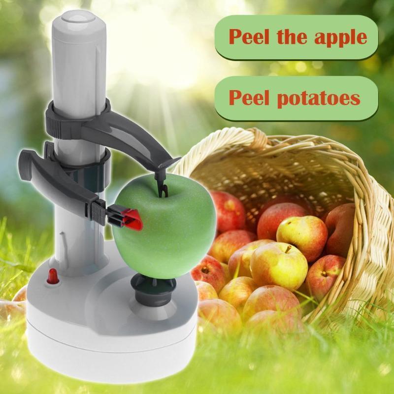 Điện Đa Năng Dao Gọt Vỏ Cho Trái Cây Rau Củ Đồng Hồ Tự Động Nam Dây Thép Không Gỉ Dụng Cụ Gọt Vỏ Táo Tiện Dụng Nhà Bếp Khoai Tây Cắt Máy