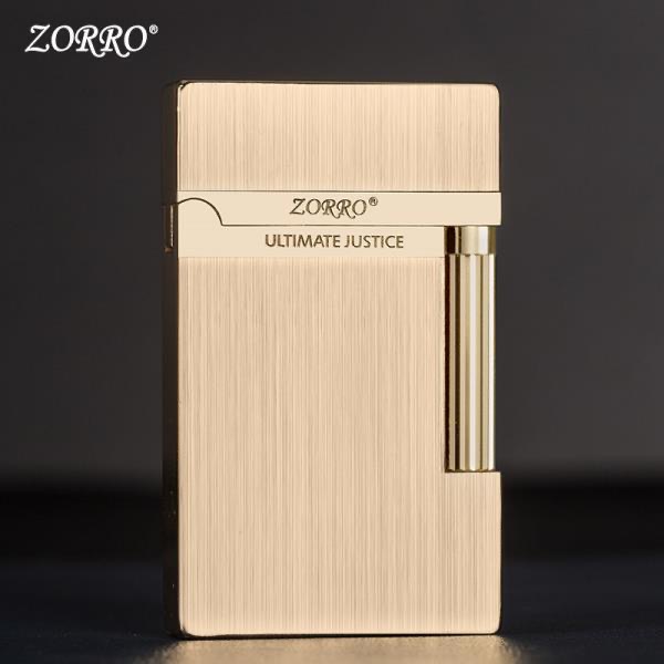 Vỏ Hộp Quẹt Bật Lửa Xăng Đá Zorro Z612 Màu Vàng Xước Tiếng Kêu Vang Cực Phê - Chơi Tiếng Thì Phải Chọn Cái Này