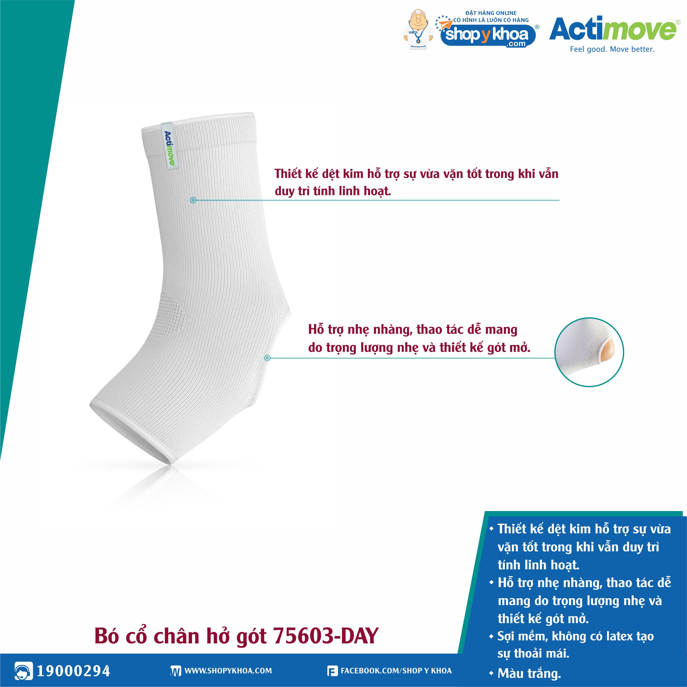 Bó cổ chân hở gót 75603-DAY Actimove Mild Ankle Support