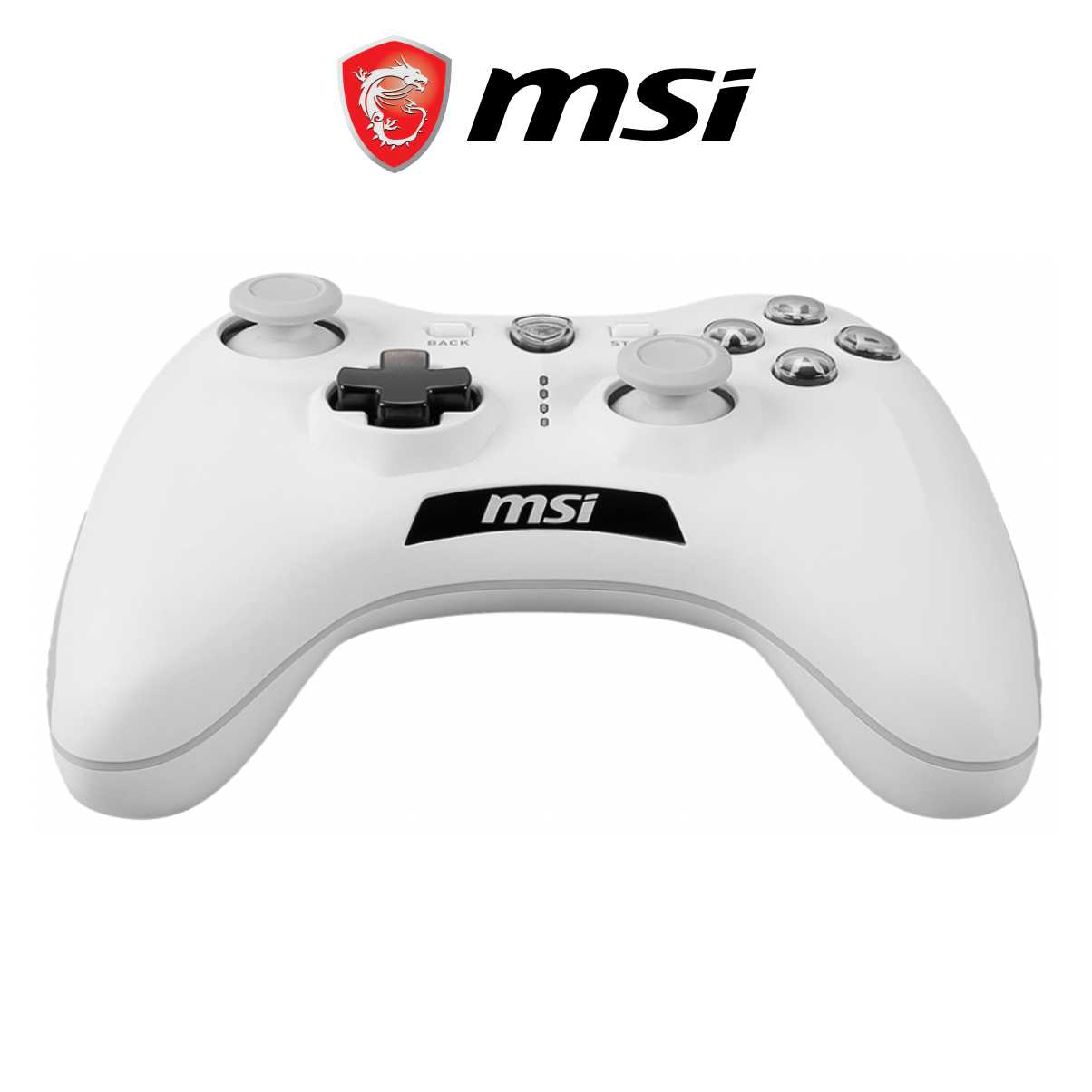 Tay Cầm Chơi Game Không Dây MSI Force GC30 V2 Dây Dài 2M, Tương Thích PS4, PC Laptop Windows, Điện Thoại Máy Tính Bảng Android - Hàng Chính Hãng