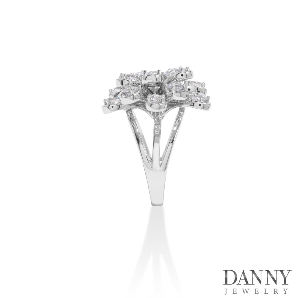 Nhẫn Nữ Danny Jewelry Bạc 925 Xi Rhodium Đính Đá Peridot/CZ SPLRA1020