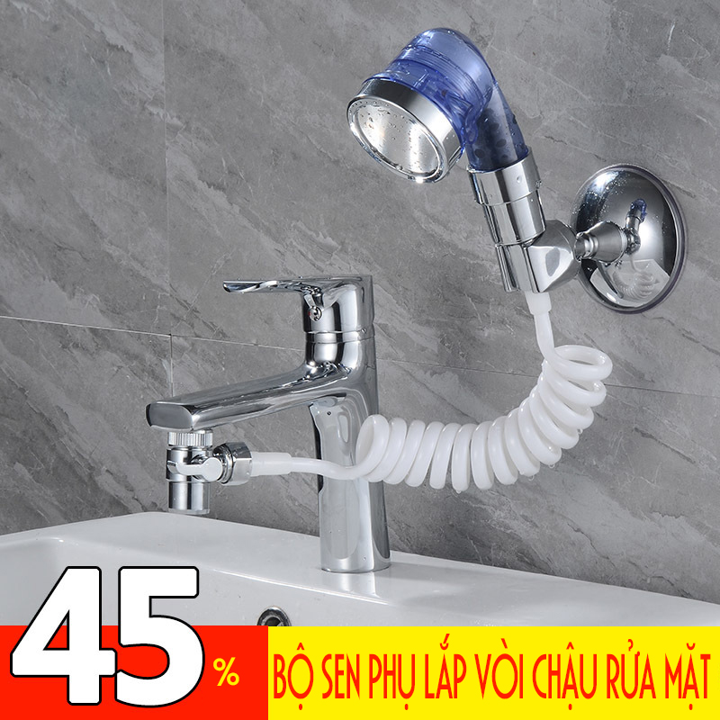 Bộ vòi sen phụ lắp chậu rửa mặt Lavabo và chậu rửa bát vô cùng tiện lợi