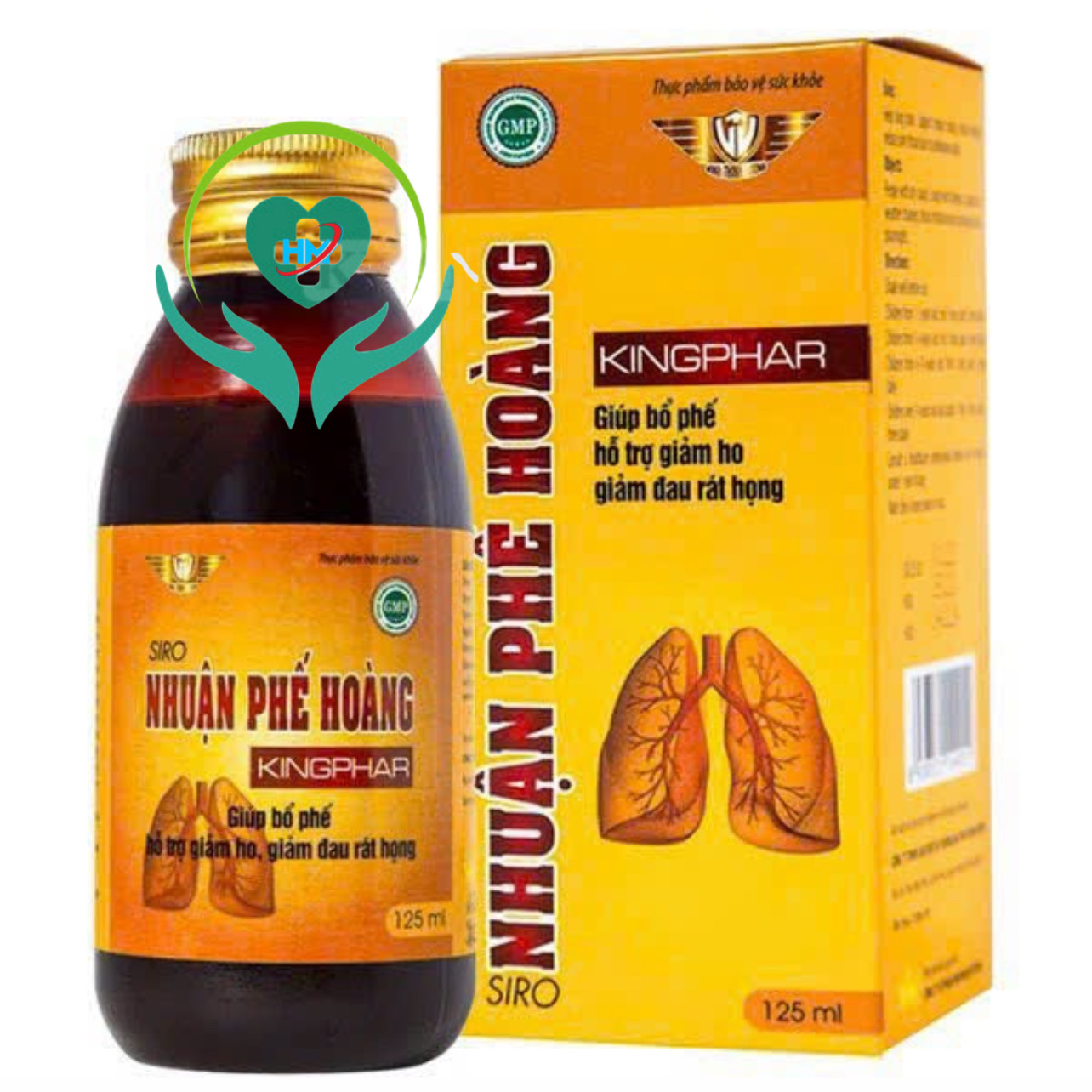 Siro Nhuận Phế Hoàng Kingphar Vinh Thịnh Vượng VV , chaic125ml giảm ho, bổ phế, long đờm