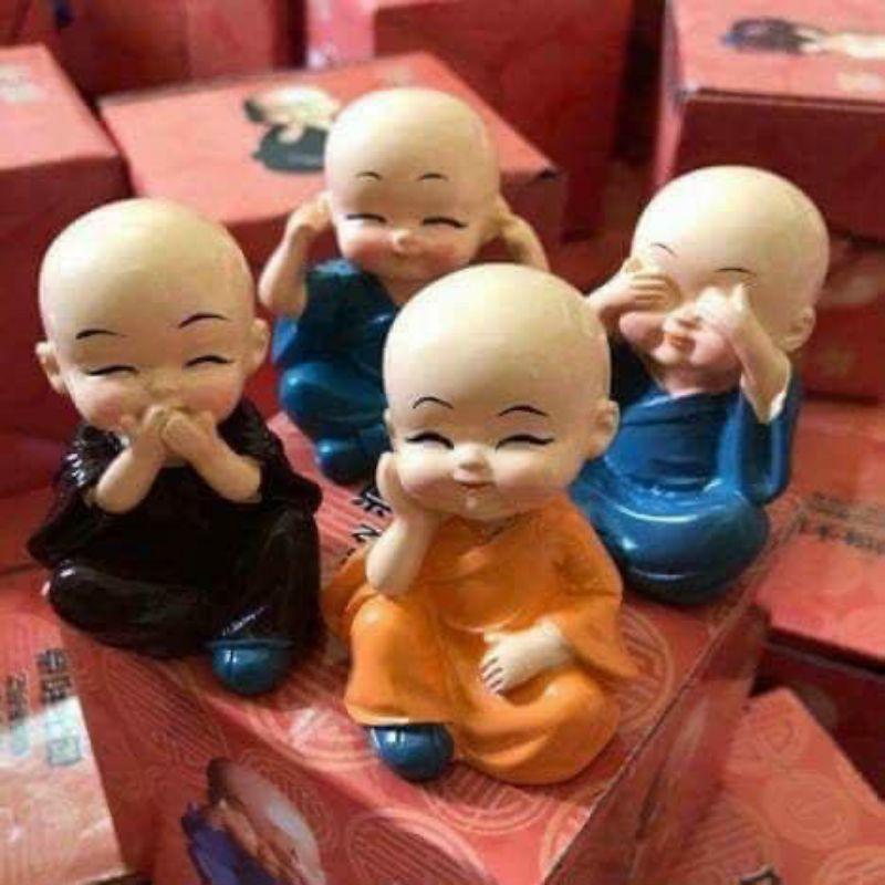 Bộ Tượng Tứ Không Nghe - Không Nhìn - Không Nói - Tâm không Động