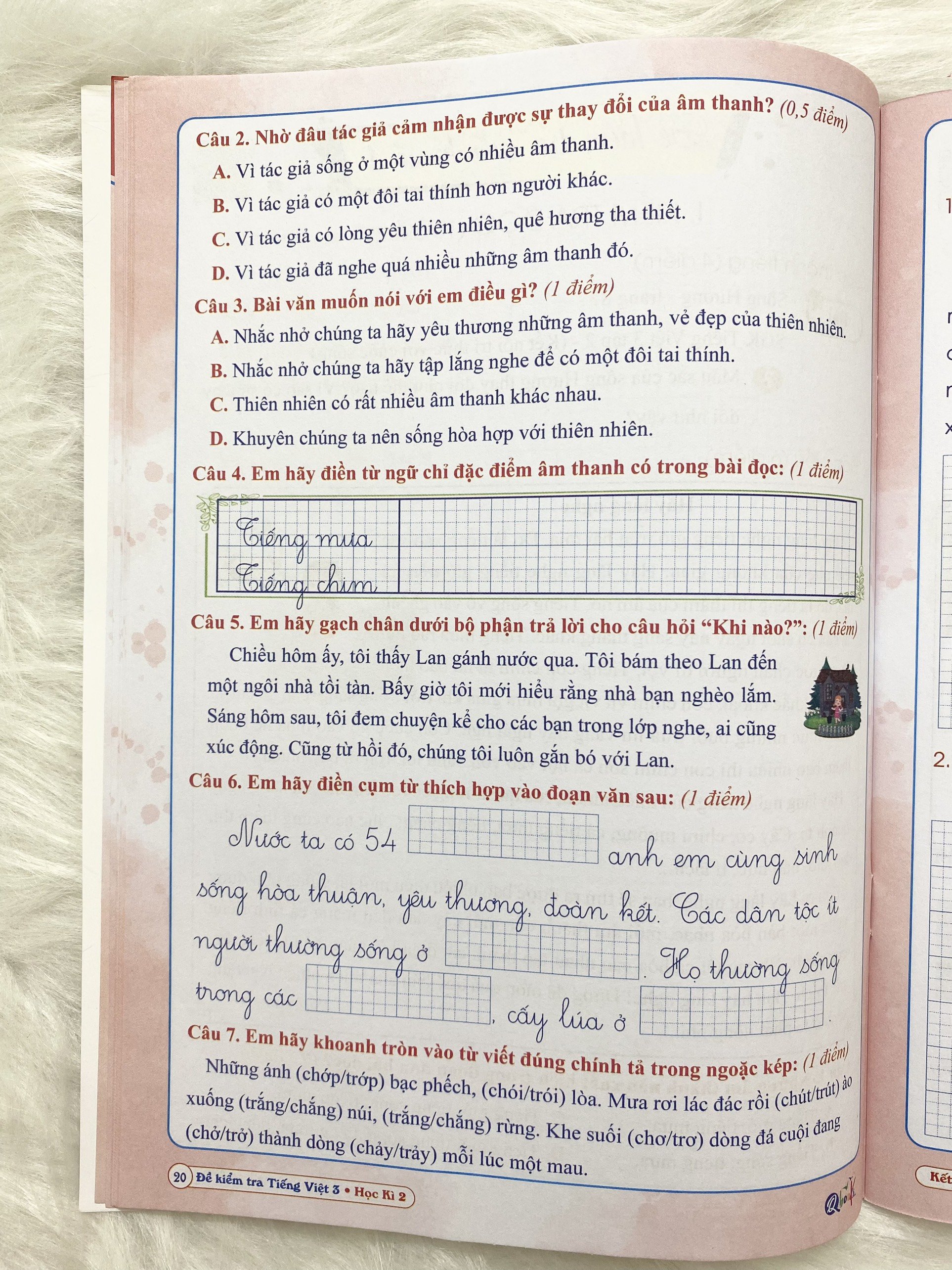 Combo Bài tập hàng ngày, Bài Tập Tuần, Đề Kiểm Tra Toán và Tiếng Việt Lớp 3 - Kỳ 2 - Kết nối (6 quyển)