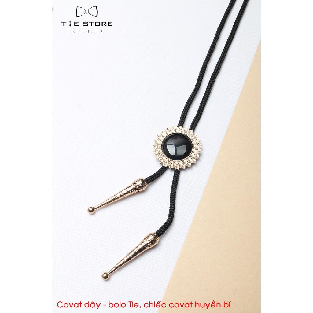 Bolo Tie chiếc cavat huyền bí - cavat dây bolo đính đá cao cấp tặng kèm hộp nhỏ