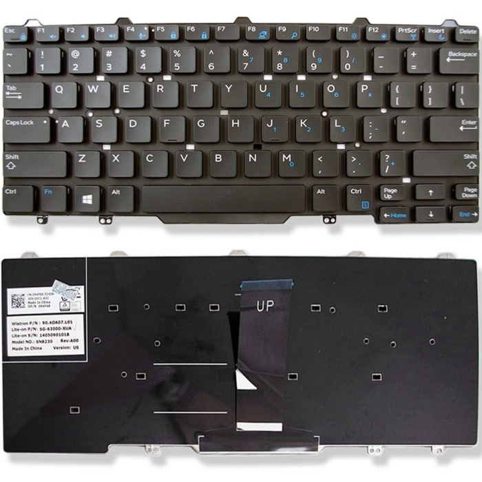 Bàn phím thay thế cho laptop Dell Latitude 3340 3350, E5450 E5470 E7450 E7470, E5480 E5490 E7480 E7490(KHÔNG CHUỘT)