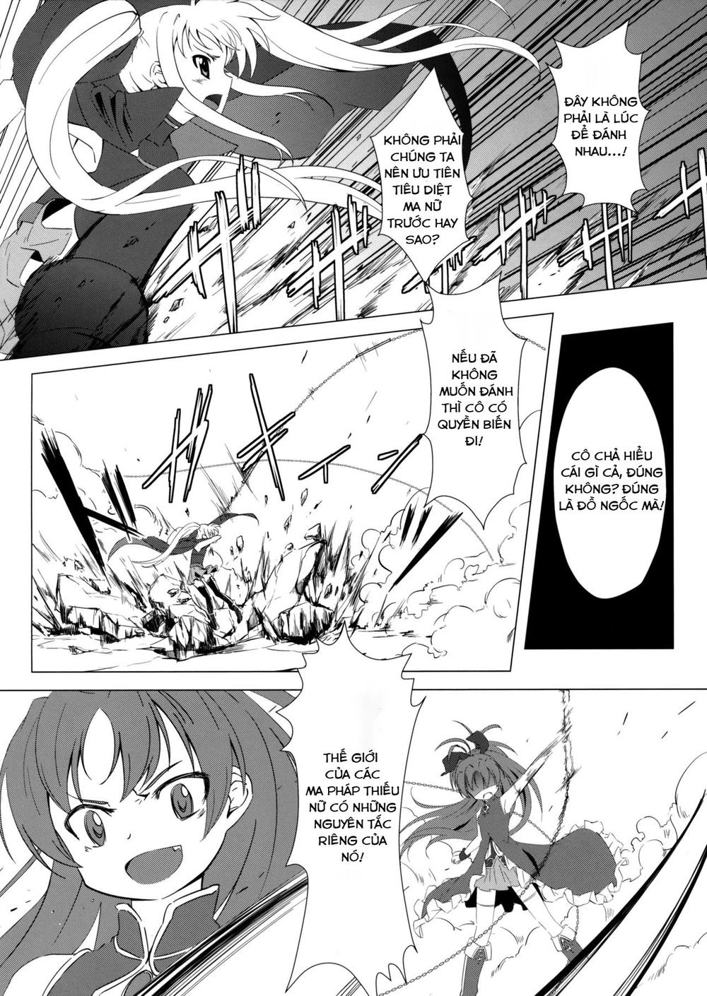 mahou shoujo lyrical nanoha x madoka (crossover) chapter 2 18