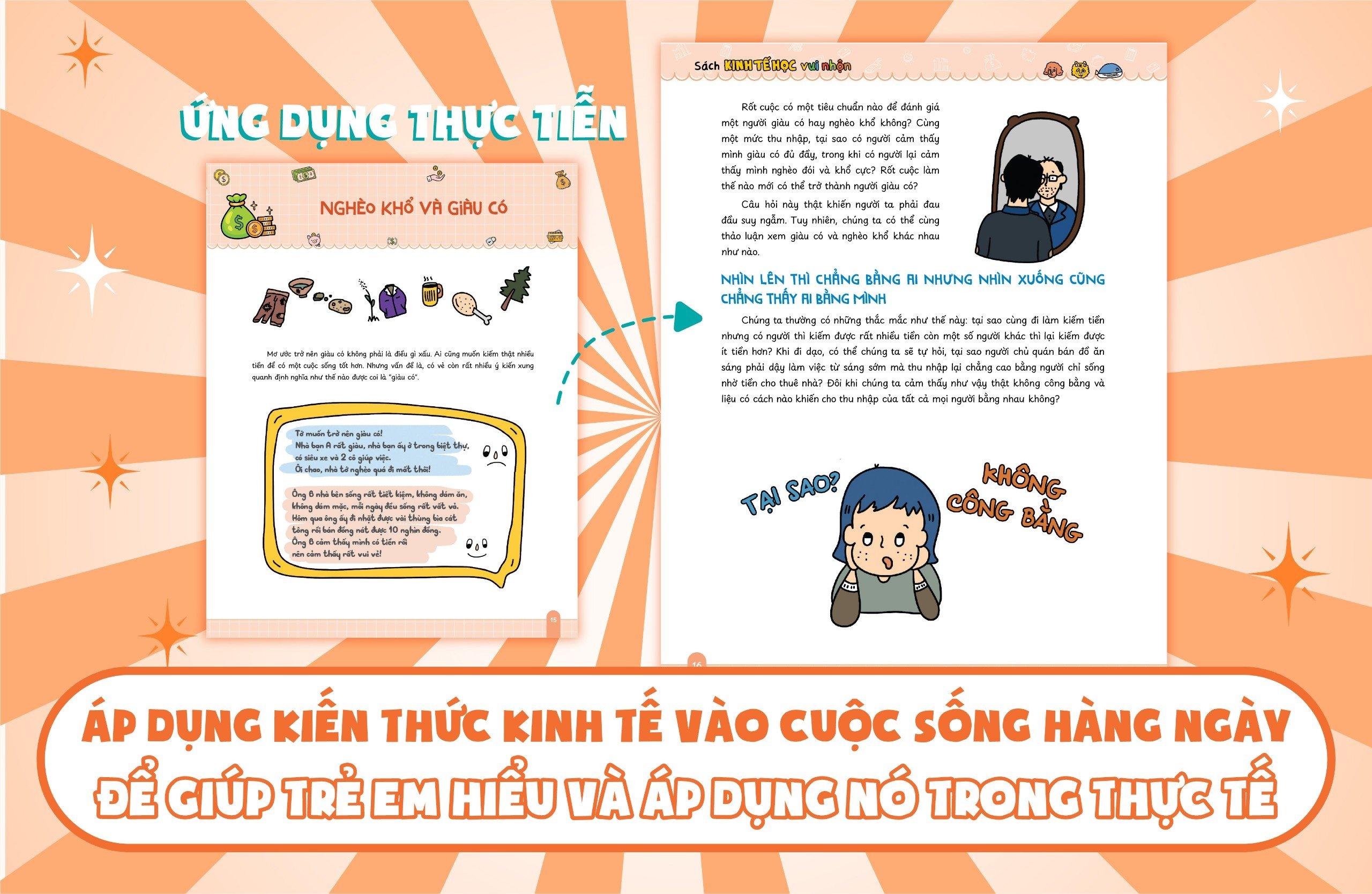 Sách Kinh Tế Học Vui Nhộn - Những Câu Hỏi Kinh Tế Ra Tiền - Kiếm Tiền Và Giữ Tiền?