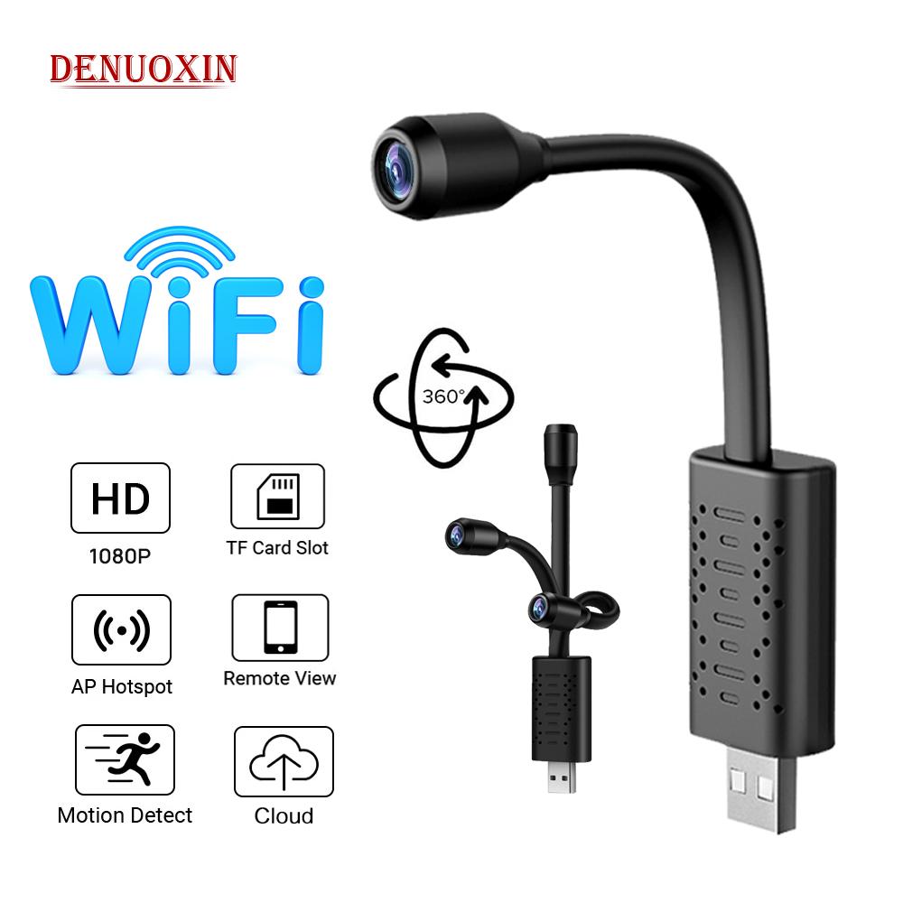 HD 1080p Mini WiFi Camera USB Phát hiện chuyển động không dây ip cam thời gian thực