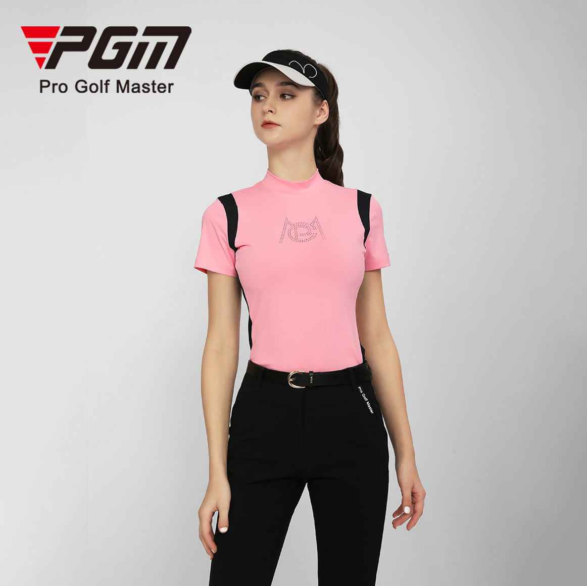 Áo Golf Nữ Ngắn Tay - PGM Women's Breathable Short Sleeve Golf Shirt - YF559