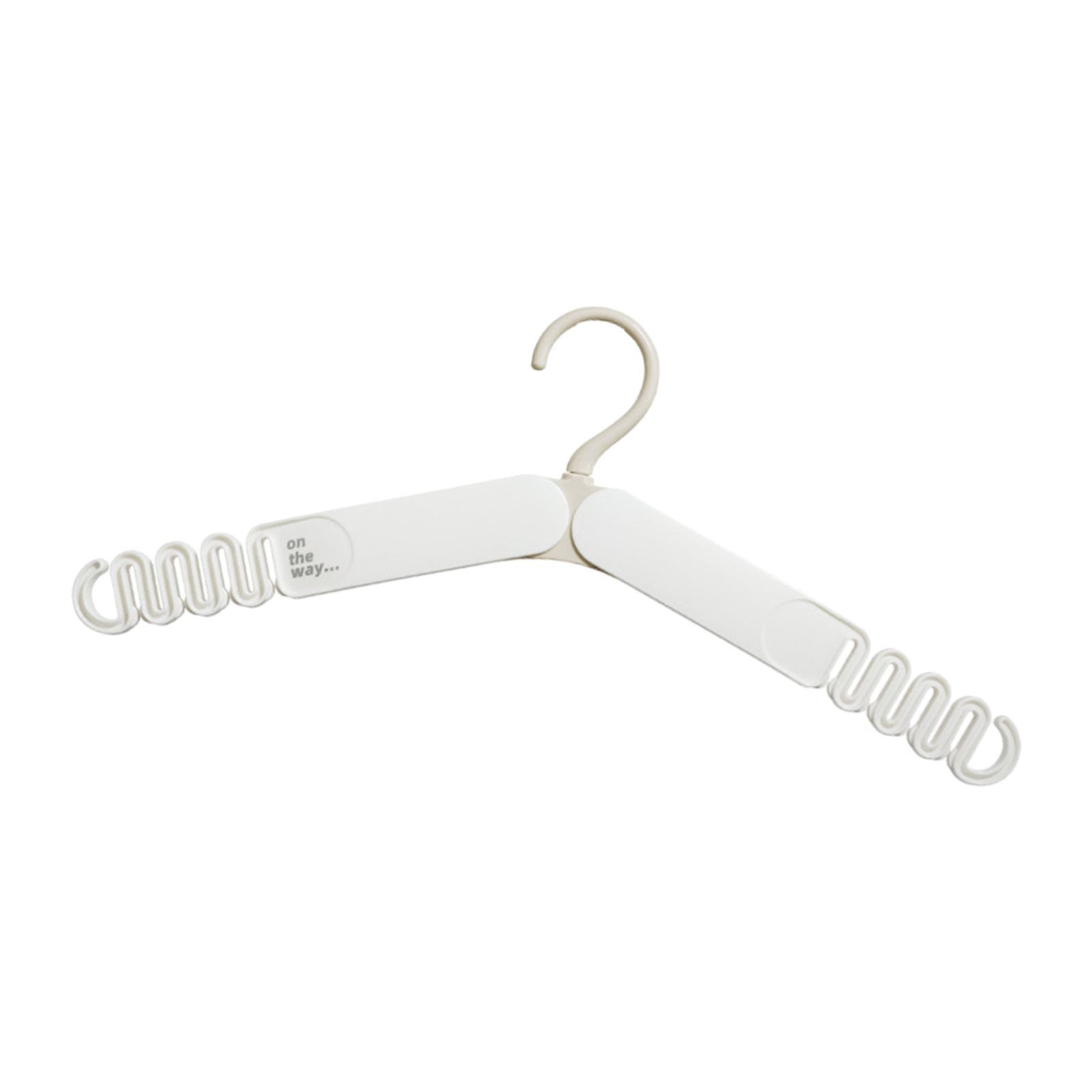 Foldable Travel Hanger Non Slip Collapsible Hanger for Clothing Dress Shirts