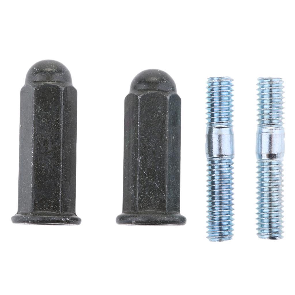 2xExhaust Stud Bolt Nut Set for 110cc 125cc 140cc 160cc 200cc Dirt Bike