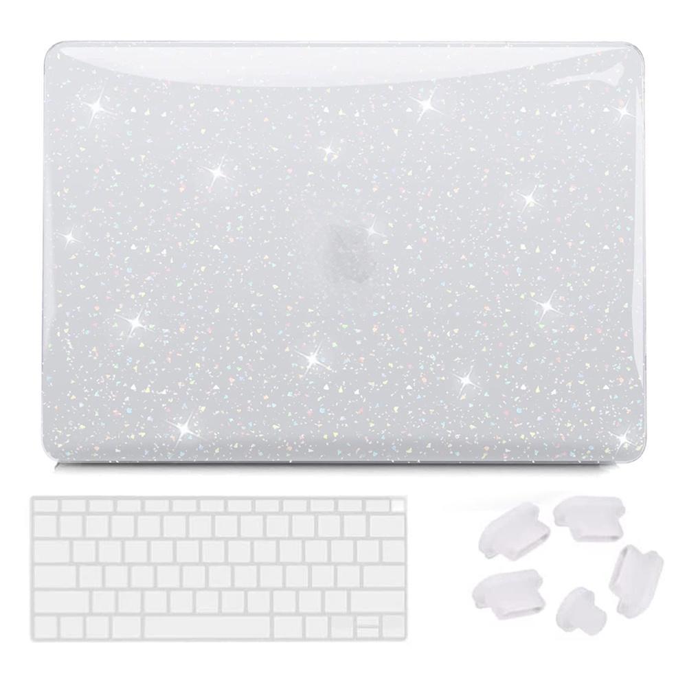 Ốp Lưng Cứng Họa Tiết Kim Tuyến Cho MacBook Air Pro 13.3 14 15 16 inch