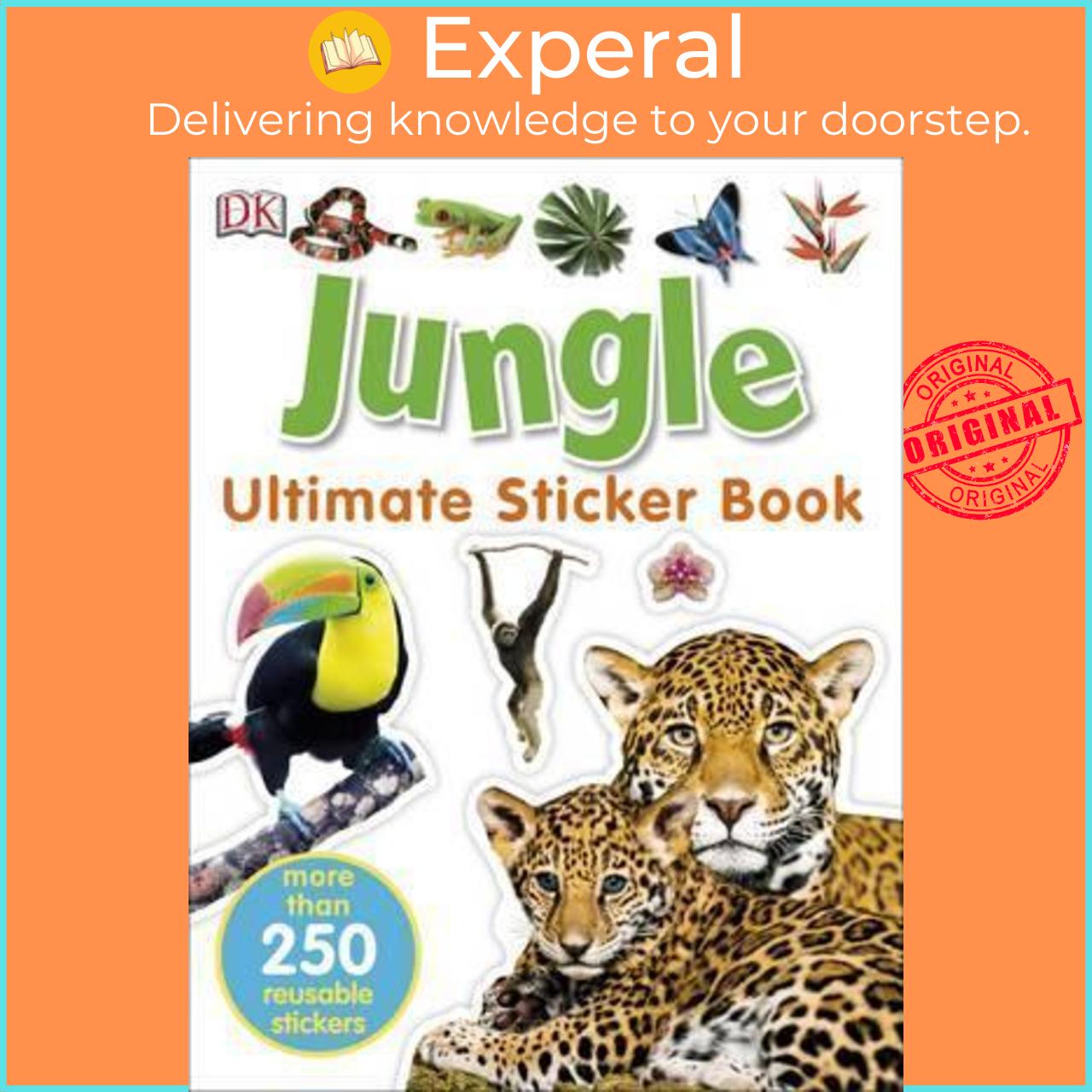 Sách - Jungle Ultimate Sticker Book by DK