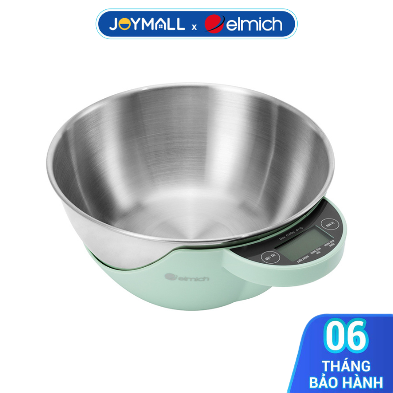 Cân tiểu ly điện tử nhà bếp Elmich EL0174PG, Hàng chính hãng, thiết kế nhỏ gọn, tiện lợi - JoyMall