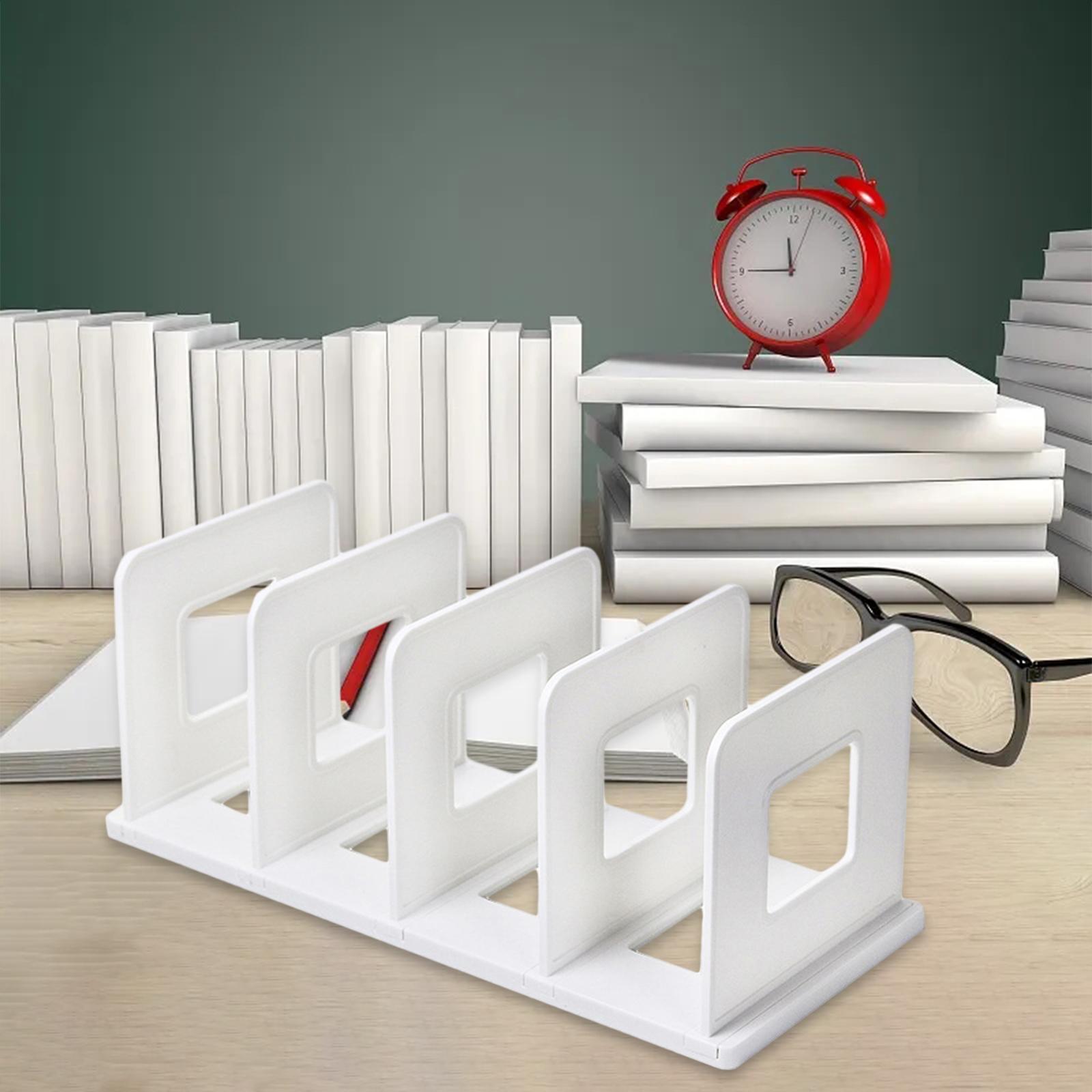 Desktop Book Organizer Table Office Study Room Countertop Book Stand Divider