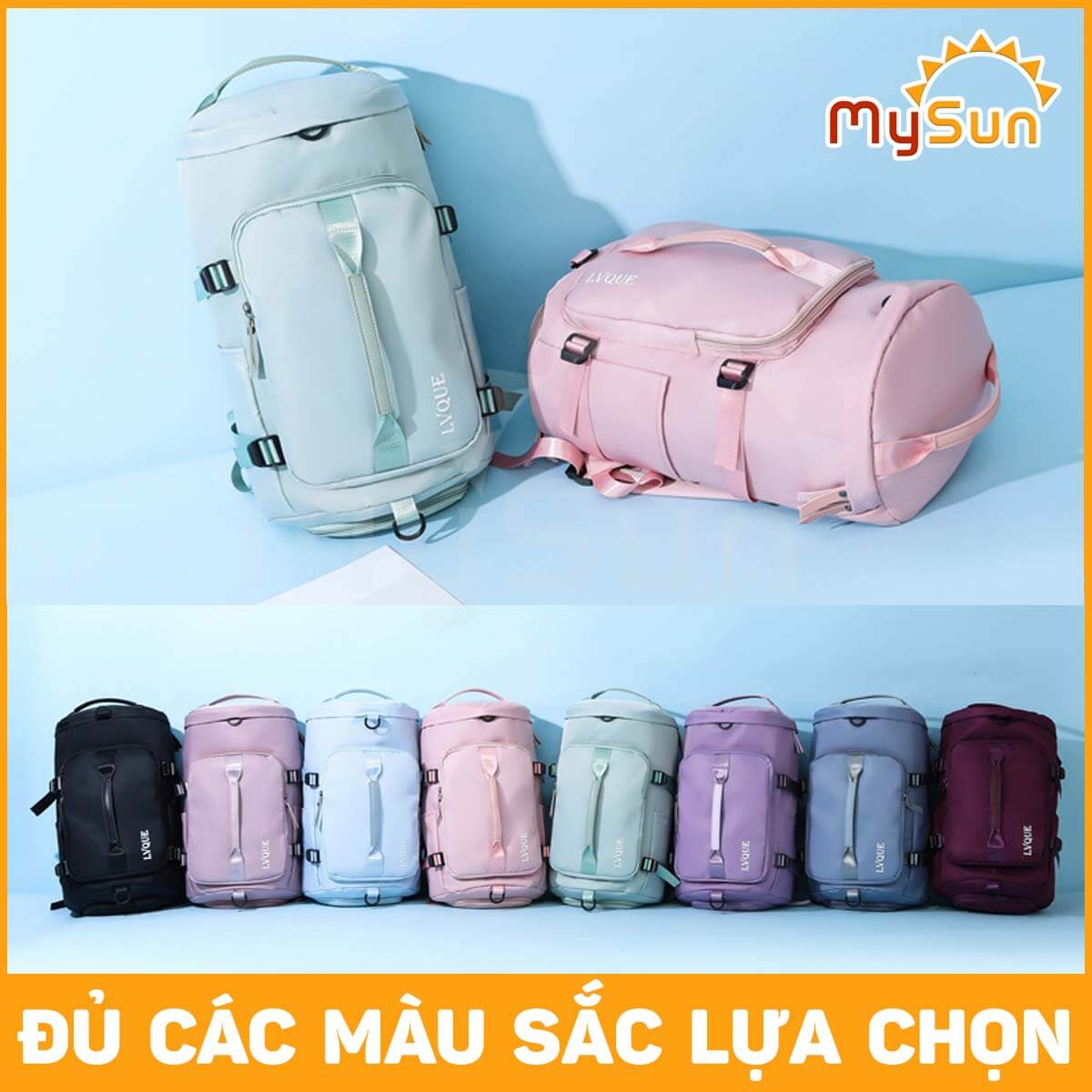 Balo túi đựng đồ du lịch cỡ lớn phong cách thể thao nam nữ MySun