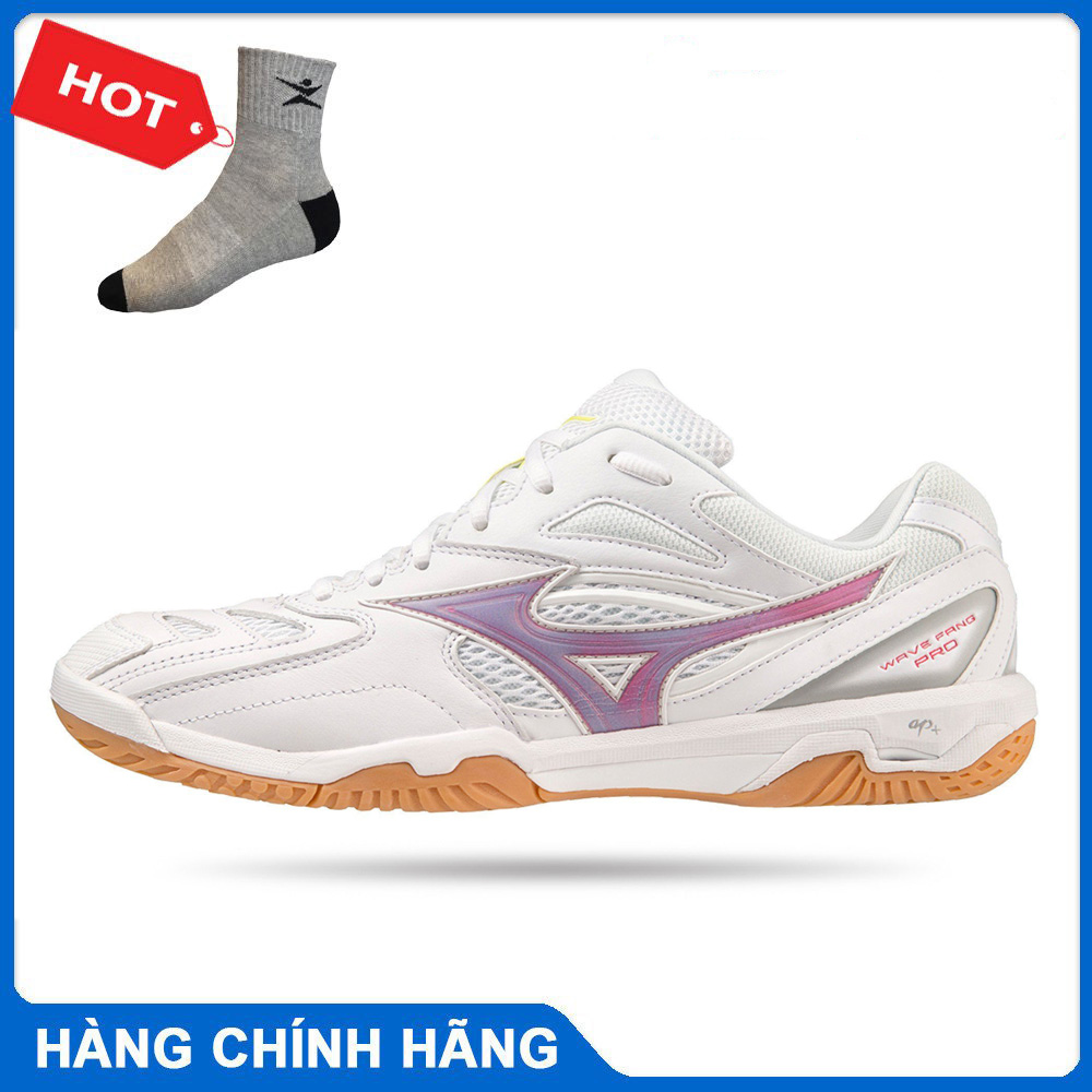 Giày cầu lông chính hãng Mizuno Wave Fang Pro 71GA210011 mẫu mới - tặng tất thể thao bendu