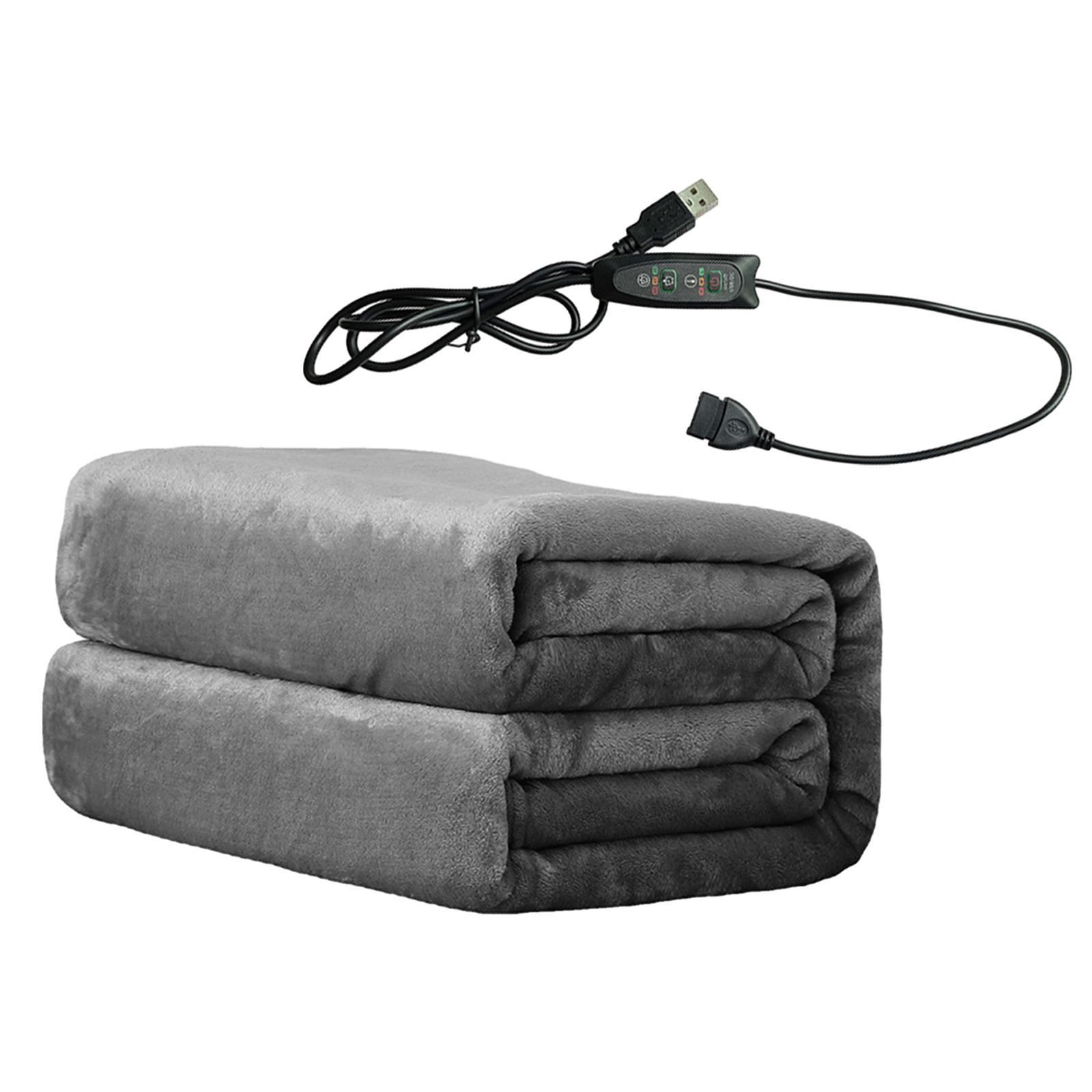 Electric Throw Blanket Portable Heating Blanket for Bedroom Traveling Office