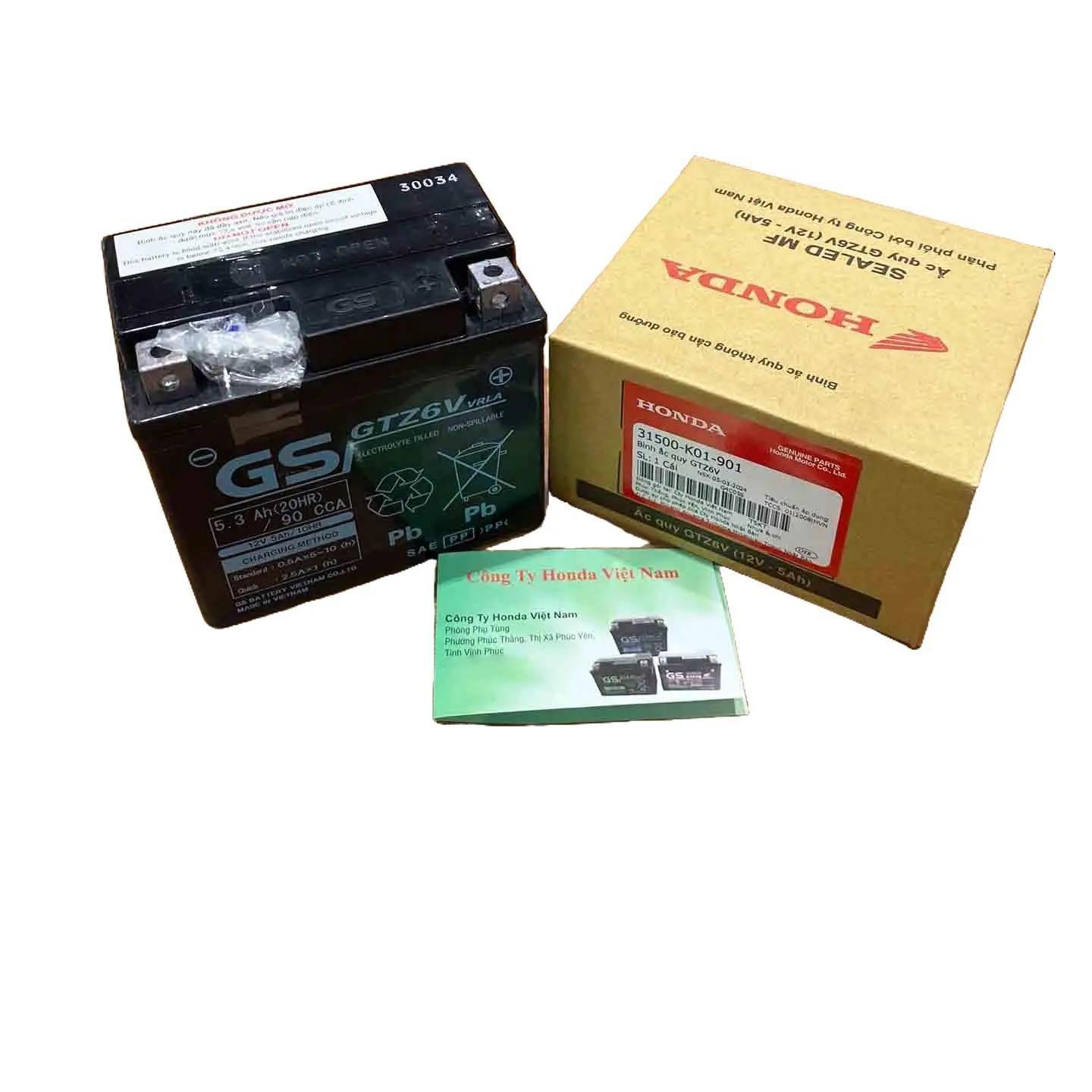 Bình ắc quy Air Blade, Vario, SH Mode, CBR150, Winner, Lead 125, PCX, SH 125/160, Vision chính hãƞg Honda &quot;31500K01901&quot;